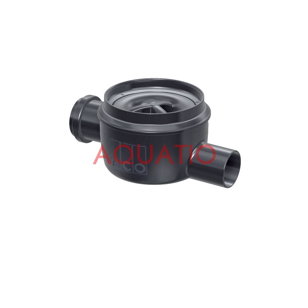 ACO Easyflow inlet with horizontal and side outflow DN 50