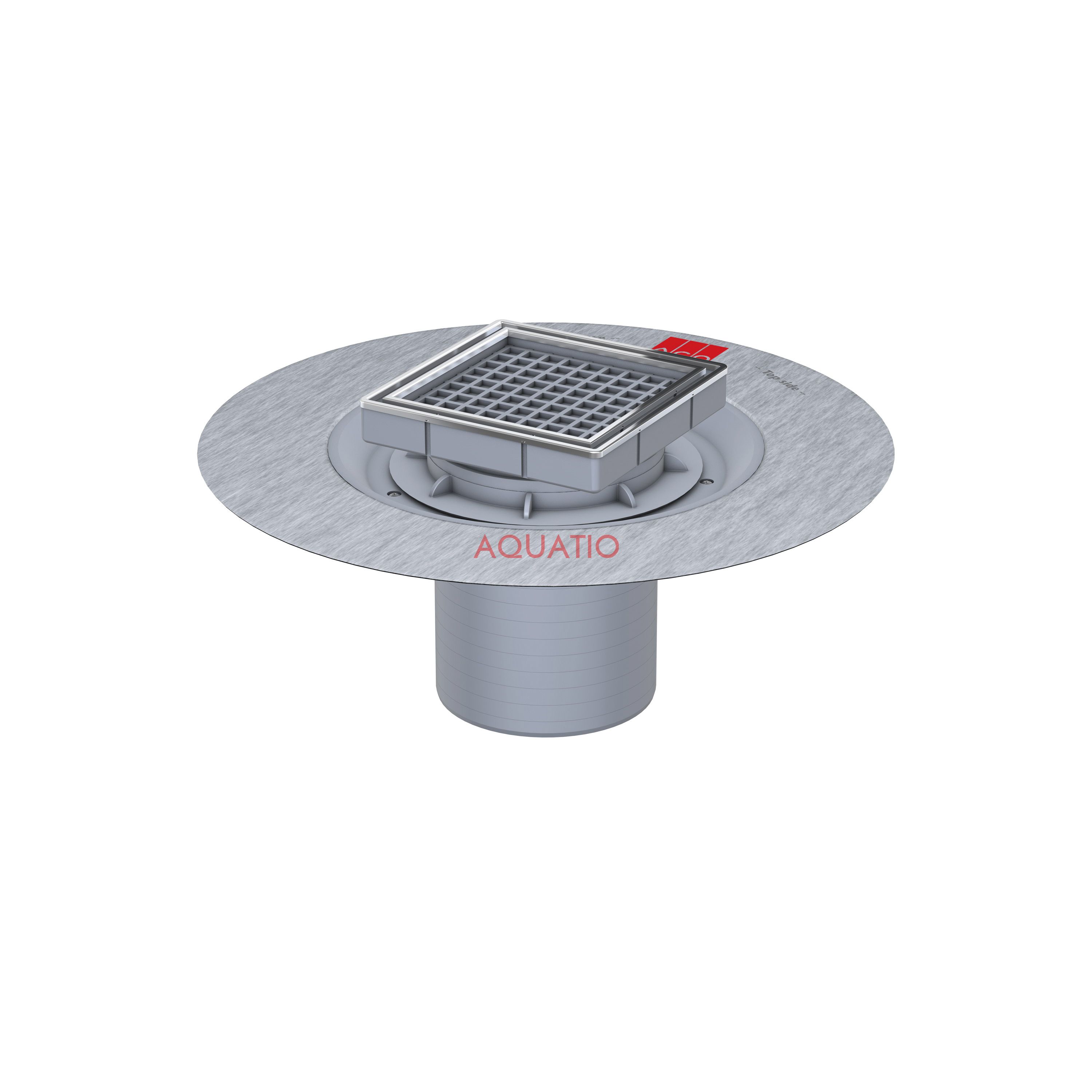ACO Easyflow upper element with flange for tiles