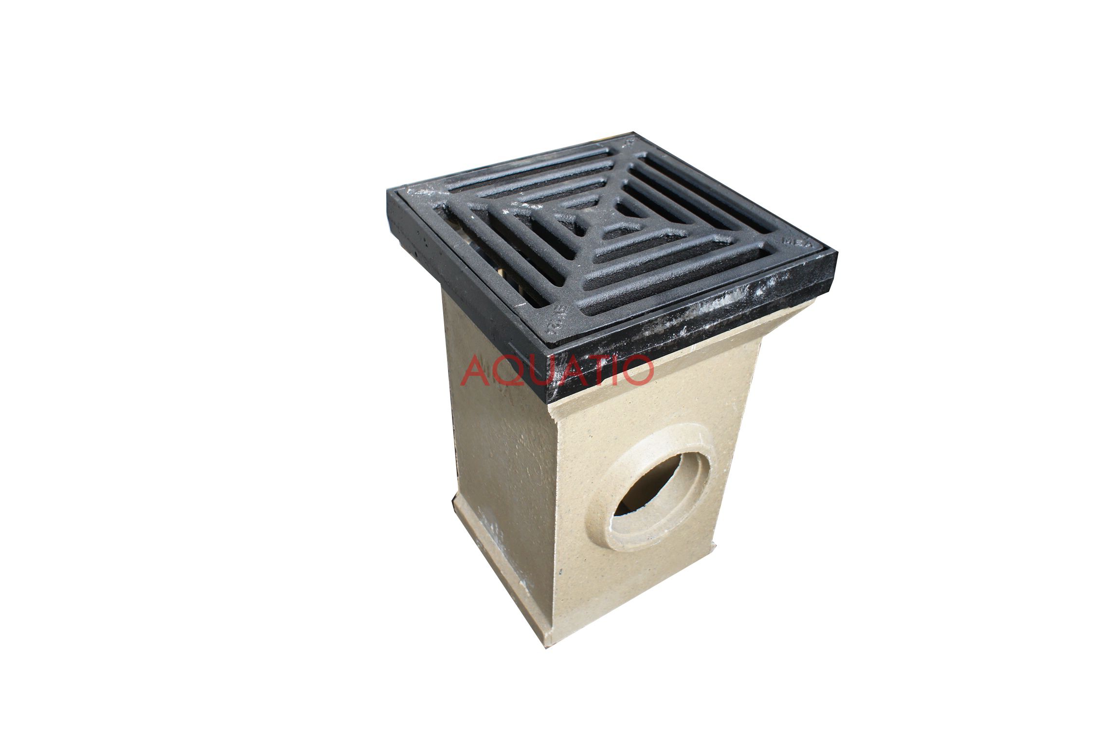 Mea Gard point drain with cast-iron grate